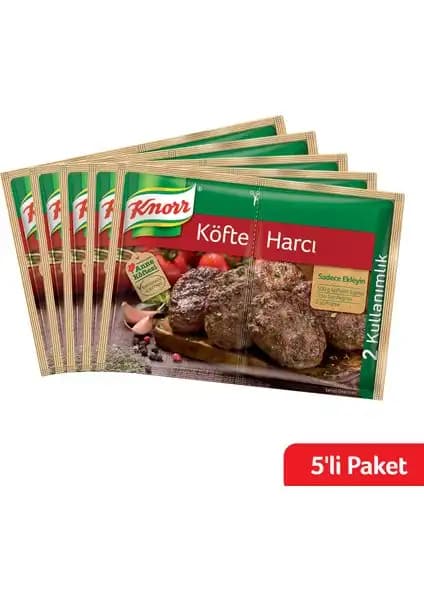 Knorr Köfte Harcı 82 gr x 5 ile Pratik ve Leziz Köfte Tarifleri İçin Uygun Çözüm