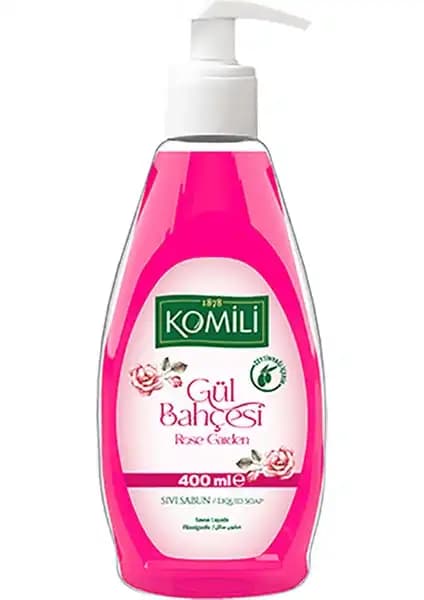 Komili Gül Bahçesi Sıvı Sabun 400 Ml Doğal ve Hoş Koku ile Temizlik Deneyimi
