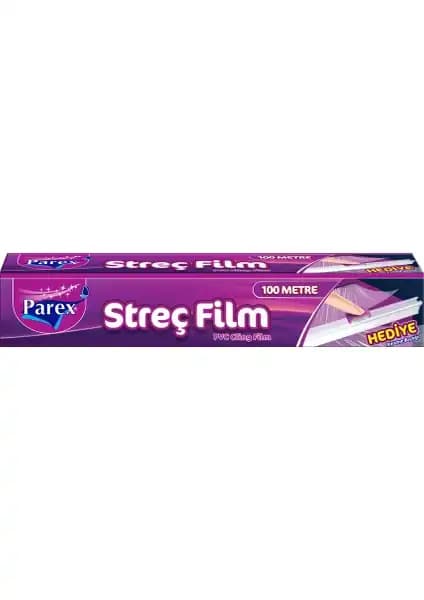 Parex Streç Film 100 Mt: Gıda Tazeliği ve Hijyen İçin Güvenilir Çözüm