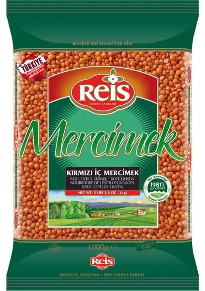 Reis Kırmızı Mercimek 1 kg: Yüksek Kaliteli ve Sağlıklı Bakliyat Seçeneği