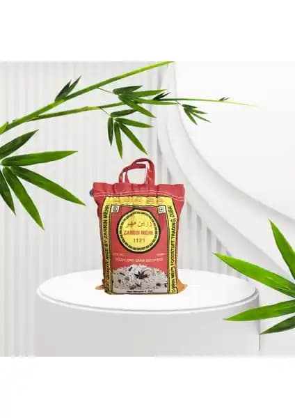 Zarrin Mehr Hint İri Taneli Yeni Mahsul Pirinç 5 Kg Kalite ve Sağlık Bir arada