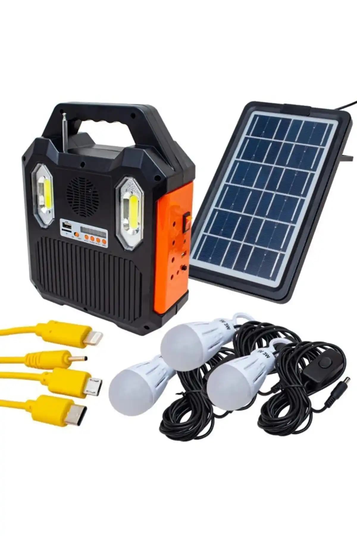 Ataşbey Süper Solar Panelli MP3 Radyo Işıldak Fener: Çevre Dostu Çok Fonksiyonlu Aydınlatma Çözümü