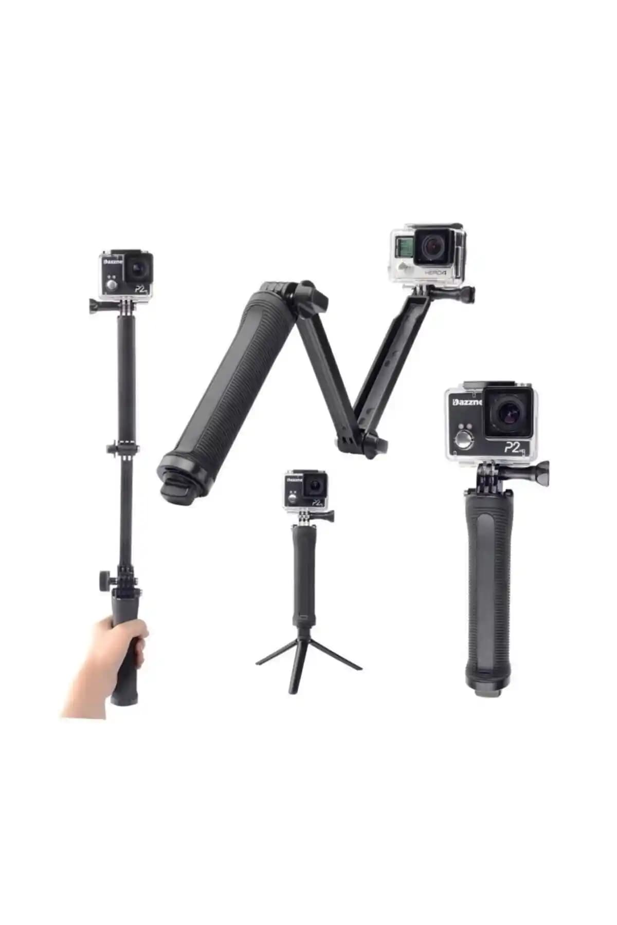 BUM Gopro ve Aksiyon Kamerası İçin Çok Yönlü Monopod Tripod Çözümü