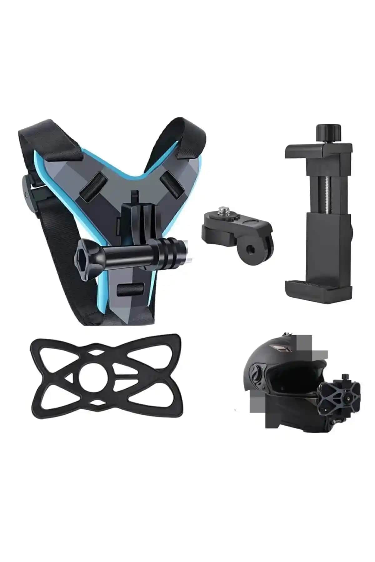 Comse Aksiyon Kamera Kask Alt Çene Bağlantı Aparatı ve Telefon Tutucu Seti İncelemesi