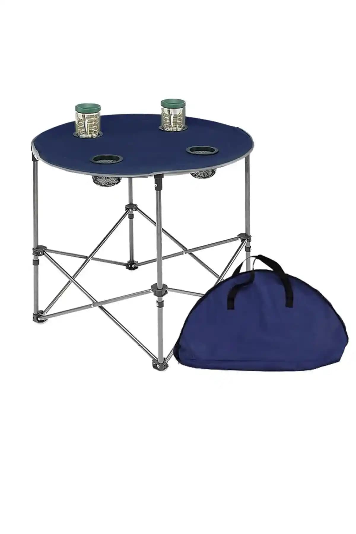 Dayanıklı Metal Katlanabilir Kamp Masası - Hafif ve Portatif Tasarım