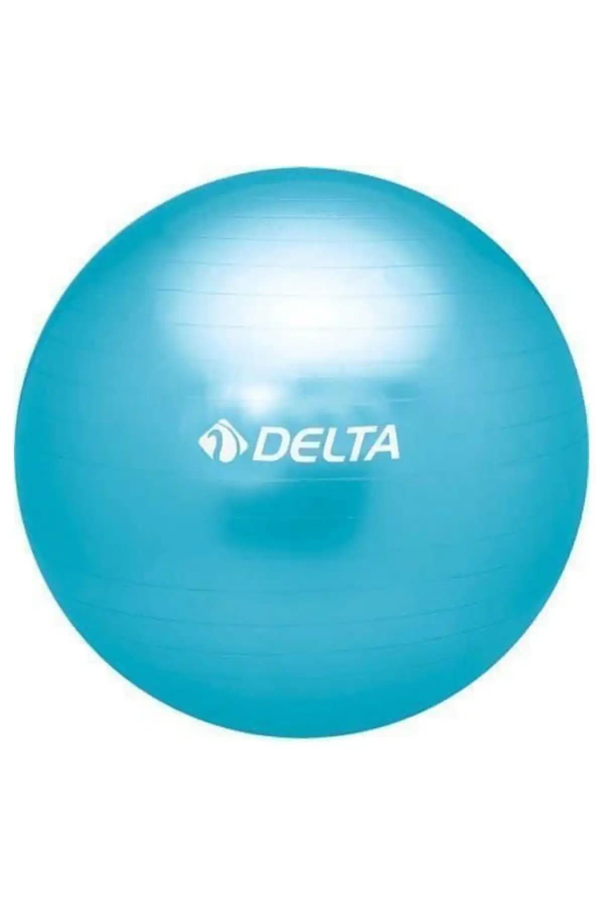 Delta 55 cm Mavi Pilates Topu ile Güçlü ve Esnek Bir Vücut İçin Uygun Egzersiz Çözümü