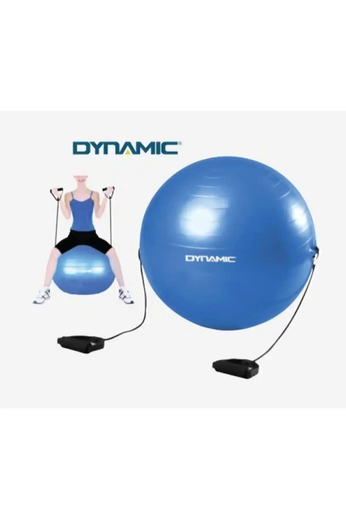 Dynamic Dynamıc 65 Cm Pilates Topu Direnç Kayışlı: Çok Yönlü Egzersiz ve Fitness Ekipmanı