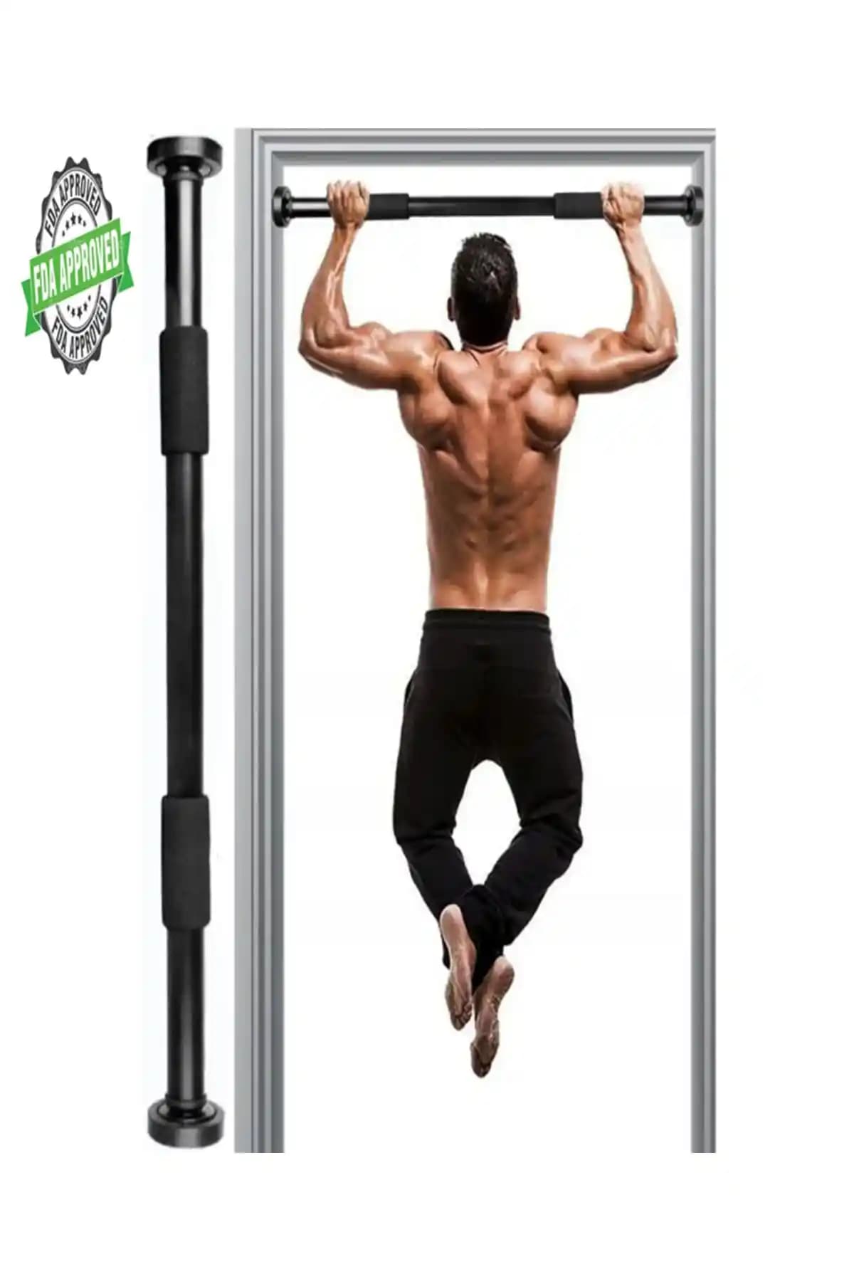Havana 60-100 cm Kapı Arası Metal Barfiksi Dayanıklı ve Çok Yönlü Egzersiz Çözümü
