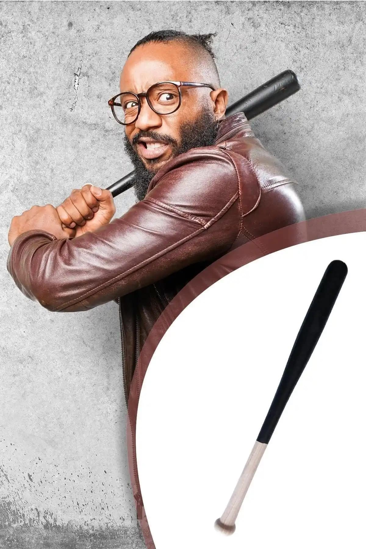 Hsport 61 cm Meşe Ağacı Beyzbol Sopası Dayanıklı ve Ergonomik Tasarım