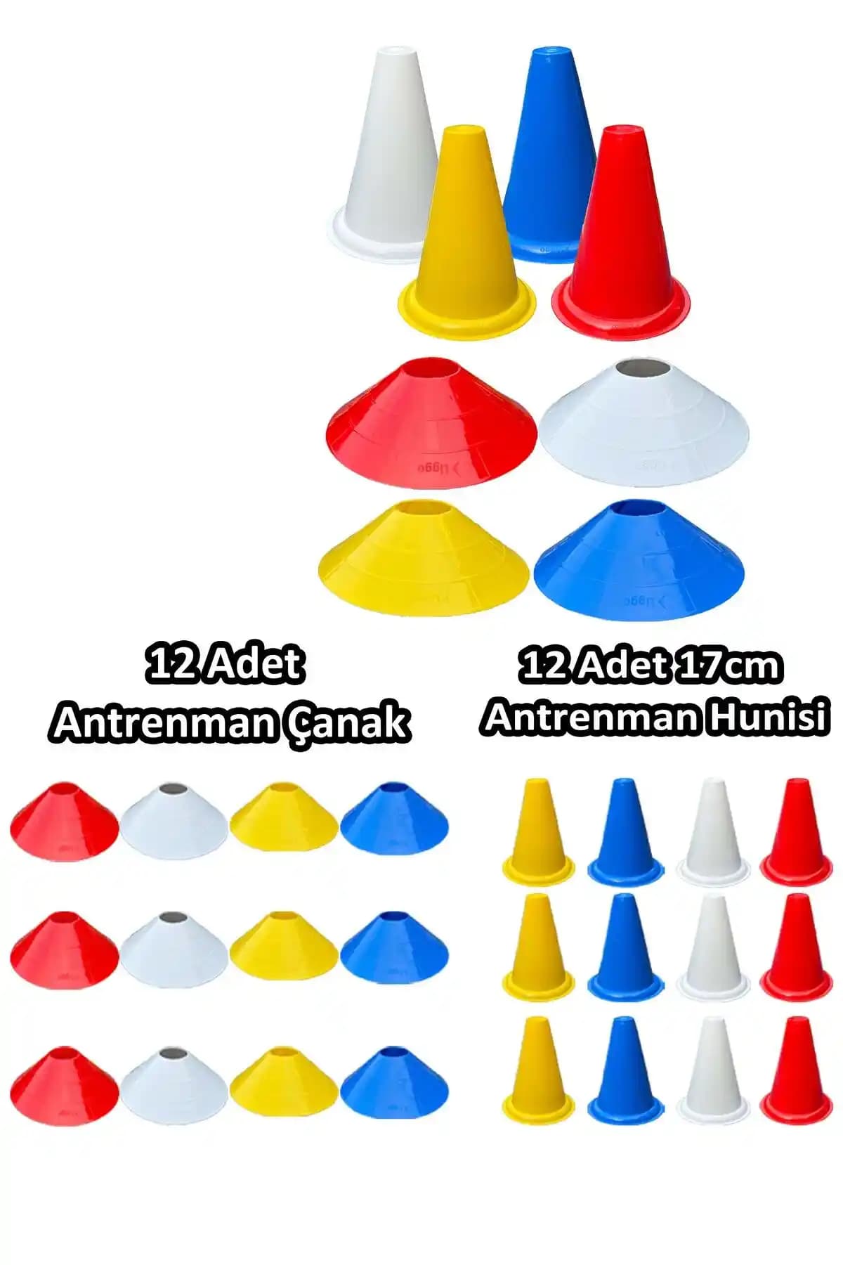 Liggo 12'li Antrenman Hunisi Seti: Çok Yönlü ve Dayanıklı Spor Ekipmanı