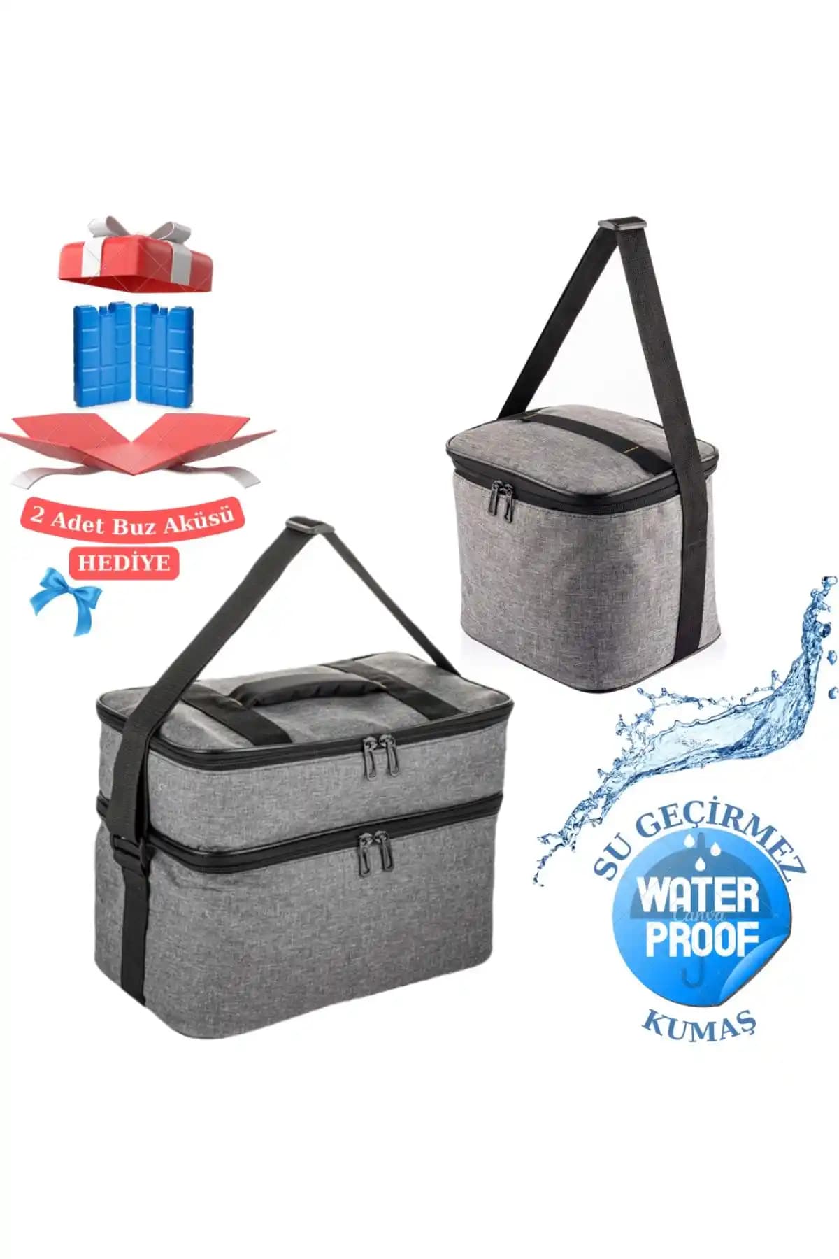 NS Reliable 2'li Termal Çanta Seti | Yüksek İzolasyon Performansı ve Dayanıklı Tasarım