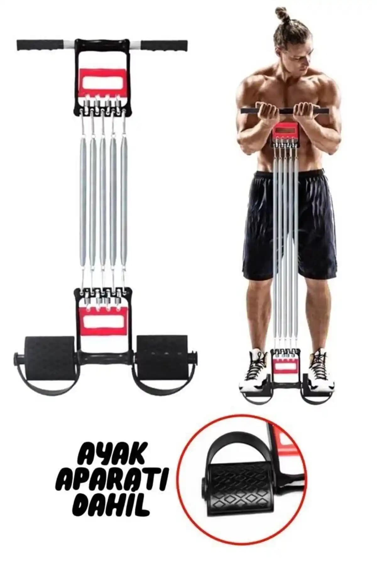 Pekial CKspor Çok Fonksiyonlu El Ayak Göğüs Yayı ile Evde Etkili Egzersiz Yapın