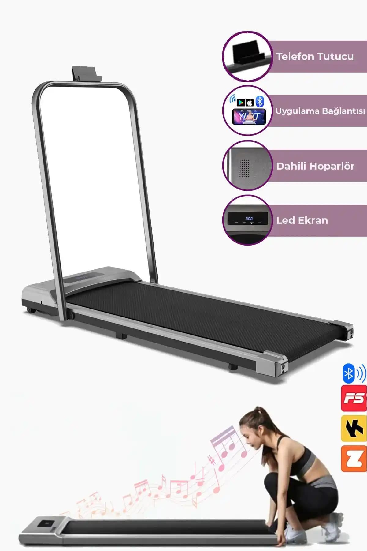 Relax Bluetoothlu Uzaktan Kumandalı Portatif Yürüme ve Koşu Bandı: Modern Egzersiz Çözümü