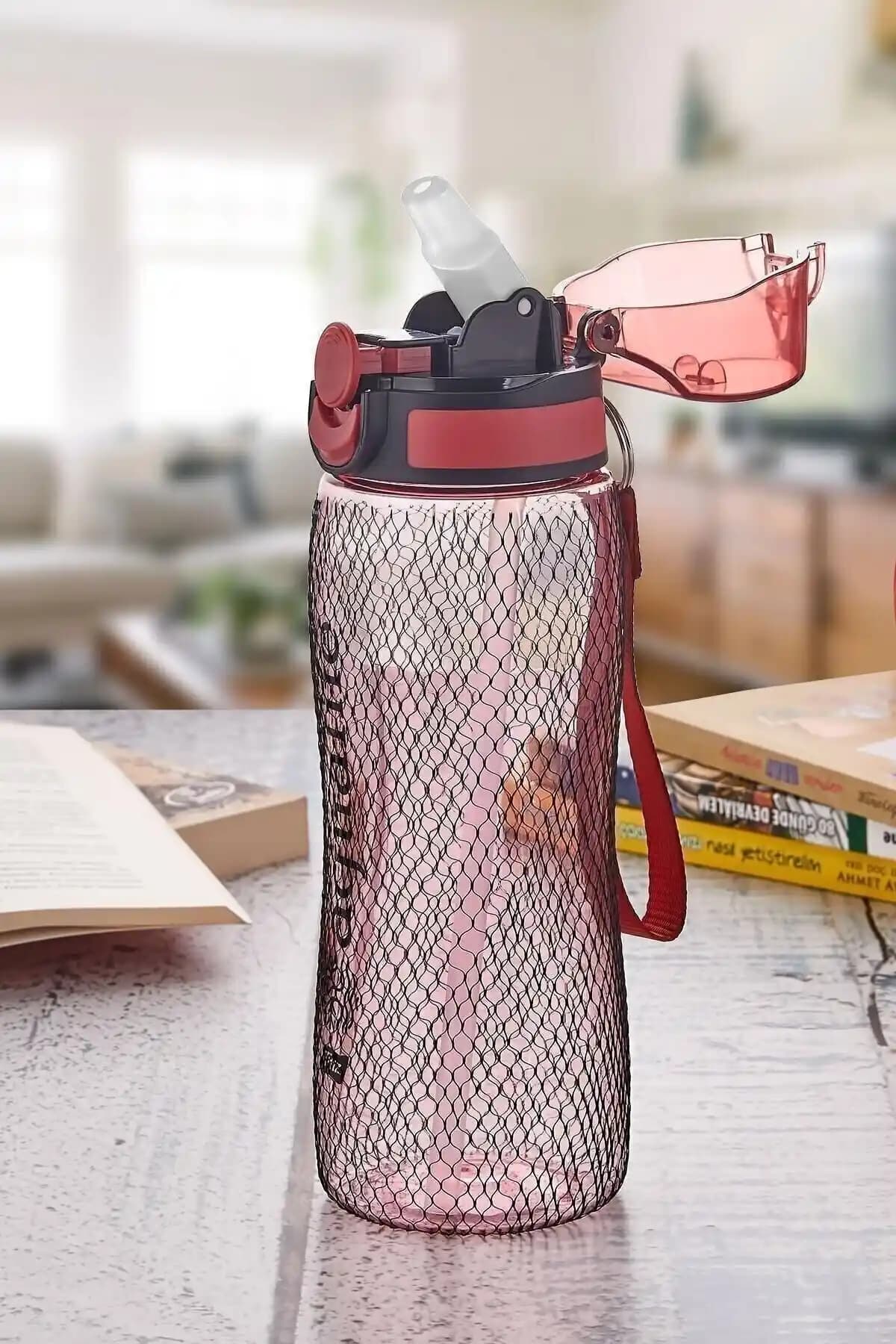 Titiz Plastik Peakgift Pipetli Rio Su Şişesi Sağlıklı ve Şık Tasarımıyla Günlük Kullanım İçin Uygun