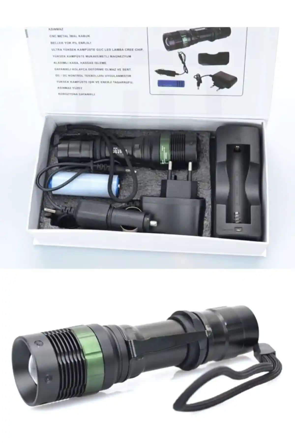 Watton WT-037 Uzun Menzilli Şarjlı LED El Feneri Detaylı İnceleme ve Özellikleri