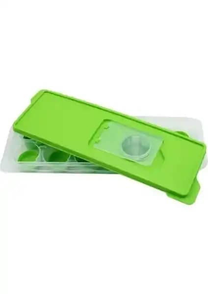 Armesa 12LI Kapaklı Yapışmaz Silikon Tabanlı Plastik Buz Kalıbı - Pratik ve Hijyenik Kullanım