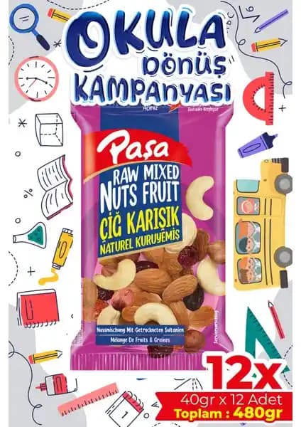 Sağlıklı ve Pratik Doğal Kuru Yemiş Karışımı Atıştırmalık Ürün Tanıtımı