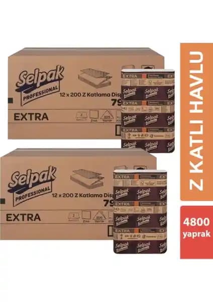 Selpak Extra Z Katlama Dispenser Havlu: Yüksek Emicilik ve Pratik Kullanım Özelliği