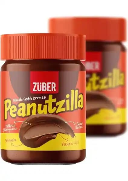 Züber Peanutzilla Kakaolu Fıstık Kreması: Doğal ve Sağlıklı Atıştırmalık Alternatifi