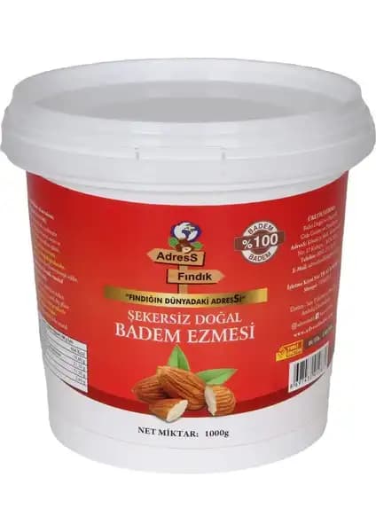 AdresFındık Şekersiz ve Organik Badem Ezmesi Ürün Özellikleri ve Sağlık Faydaları