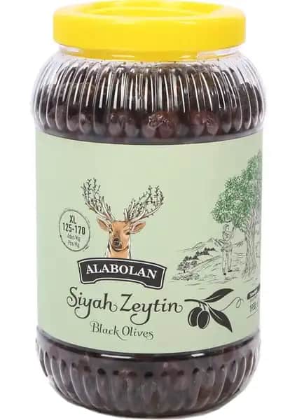Alabolan Edremit Yuvarlama Siyah Zeytin Doğal ve Geleneksel Fermente Lezzetli Seçenek