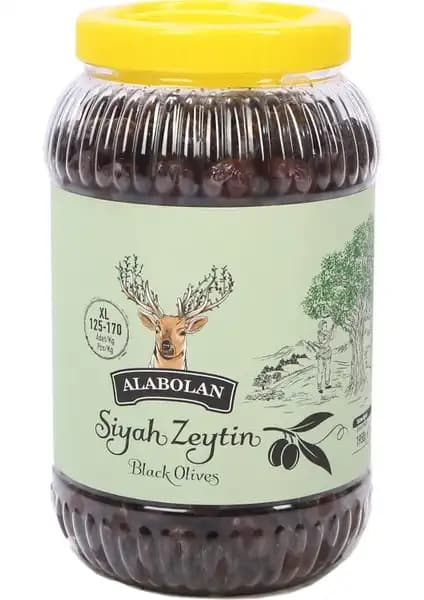 Alabolan Edremit Yuvarlama Siyah Zeytin Doğal ve Geleneksel Fermente Lezzetli Seçenek