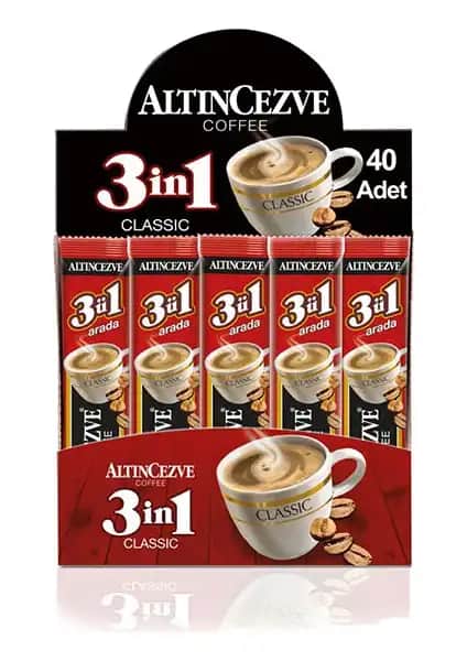 Altıncezve 3'ü 1 Arada Kahve 40'lı Paket Pratik ve Aromatik Seçenekler