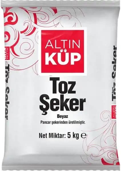 Altınküp Altın Küp Toz Şeker 5 Kg ile Doğal Tatlandırıcı ve Geniş Kullanım Alanları