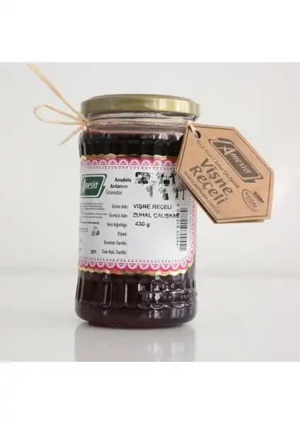 Amesia Vişne Reçeli 430 Gram Doğal ve Yüksek Meyve İçeriğiyle Sağlıklı Seçenek