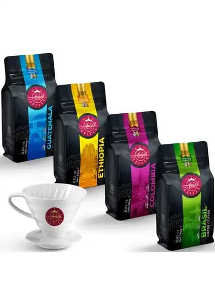 Anisah Coffee Dünya Filtre Kahve Seti ile Evde Profesyonel Kahve Deneyimi