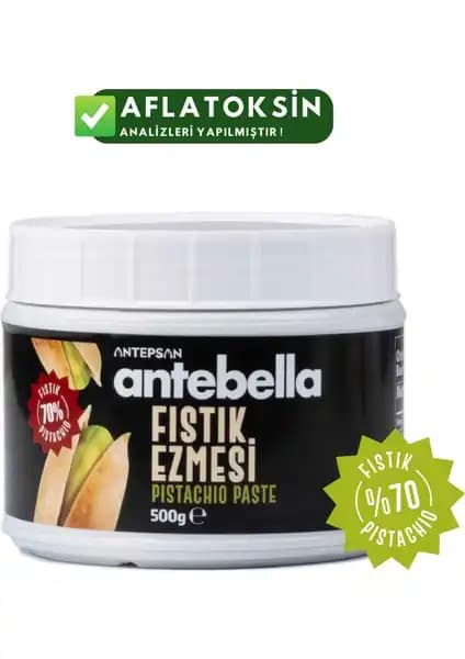 Antebella Antep Fıstık Ezmesi 500g doğal lezzet ve çok yönlü kullanım imkanı