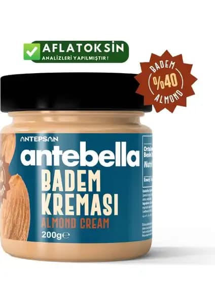 Antebella Badem Kreması: Doğal ve Lezzetli Sağlıklı Atıştırmalık Seçeneği