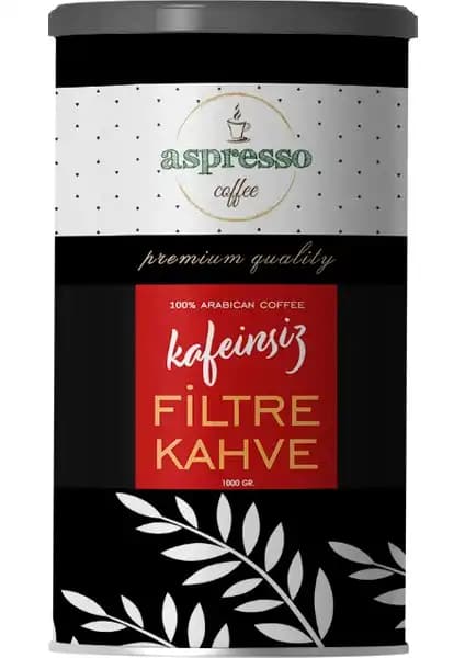Aspresso Decaf Kafeinsiz Filtre Kahve: Sağlıklı ve Lezzetli Kahve Deneyimi Sunar
