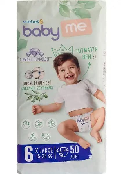 Baby Me XL 6 Numara Bebek Bezi: Güvenli, Konforlu ve Ekonomik Bebek Bakım Ürünü