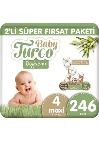 Baby Turco Doğadan 2'li Süper Fırsat Paketi Bebek Bezi Ürün İncelemesi ve Özellikleri