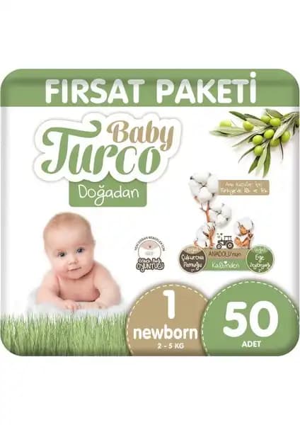 Baby Turco Doğadan Fırsat Paketi: Yeni Doğan Bebekler İçin Güvenilir ve Konforlu Bezik