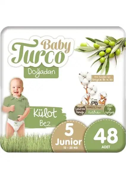 Baby Turco Doğadan Külot Bez 5 Numara Güçlü ve Konforlu Bebek Koruyucu Ürün Tanıtımı