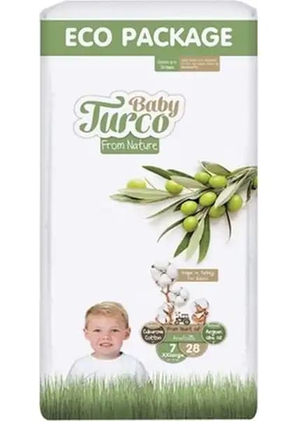 Baby Turco Eko Paket 7 Numara Bebek Bezleri Güvenli ve Konforlu Çözüm
