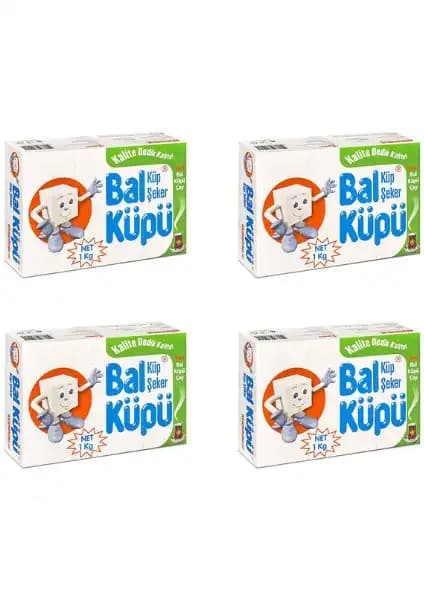 Bal Küpü Küp Şeker 4'lü: Çok Yönlü Tatlandırıcı ve Lezzet Kaynağı