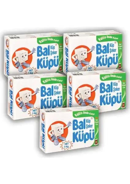 Bal Küpü Seker Kup Gold 1000 gr 5'li, Geleneksel Türk Tatlandırıcı ve Pratik Kullanım