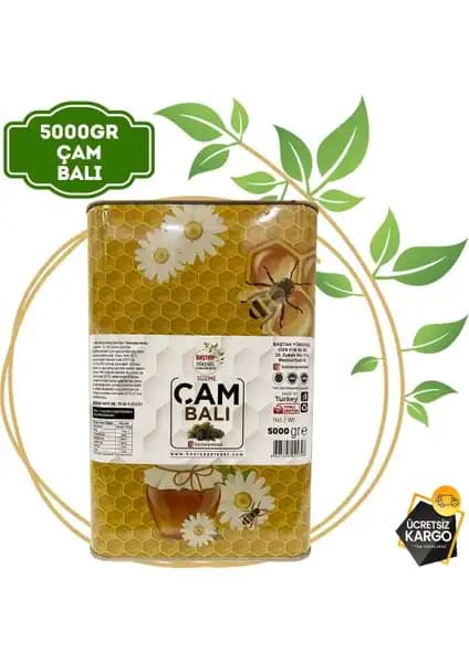 Baştan Yöresel 5kg Yayla Çam Balı Doğal ve Yoğun Aromasıyla Sağlıklı Bir Seçenek