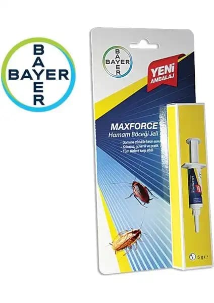 Bayer Maxforce Hamamböceği Jeli 5 Gram ile Etkili ve Güvenilir Haşere Mücadelesi