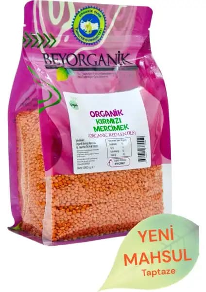 Beyorganik Organik Kırmızı Mercimek: Sağlıklı ve Doğal Beslenme İçin Güvenilir Seçenek