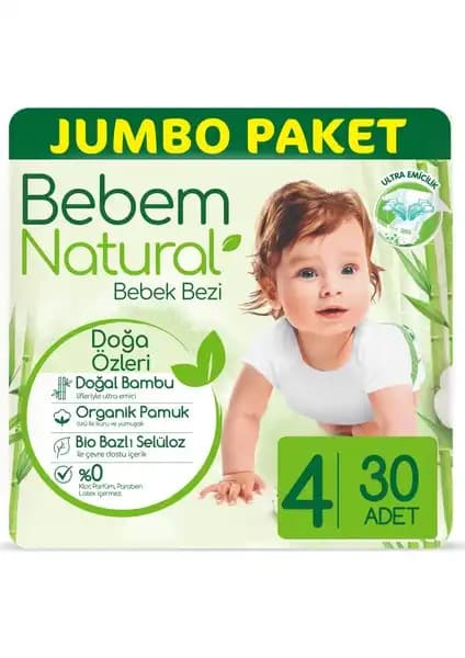 Bebem Natural Bebek Bezi 4 Beden Maxi Detaylı İnceleme ve Kullanıcı Yorumları