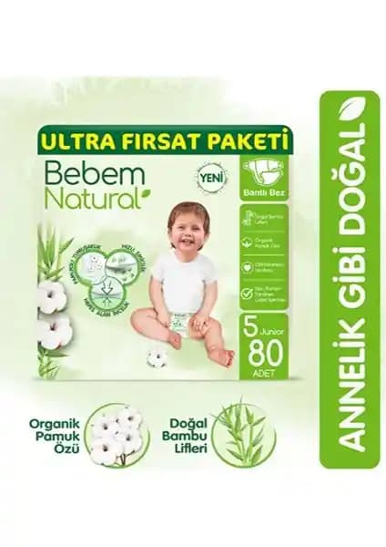 Bebem Natural Ultra Fırsat Paketi: Konforlu ve Güvenilir Bebek Bezi Seçeneği