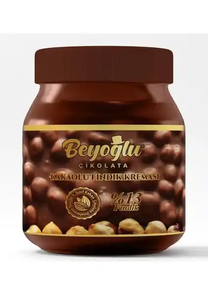 Beyoğlu %13 Fındıklı Krem Çikolata: Yüksek Kaliteli, Doğal ve Lezzetli Tatlı Seçeneği