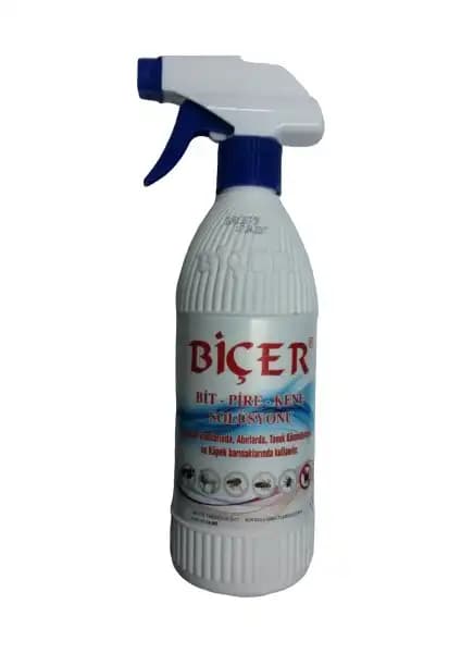 Biçer Bit Pire Kene Haşere Solüsyonu 500 ml Güçlü ve Güvenilir Zararlılarla Mücadele Çözümü