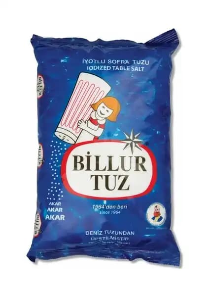 Billur Tuz Doğal ve Güvenilir Sofra Tuzu 3 Kg Paketle Yüksek Kalite Standartlarıyla