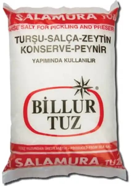 Billur Tuz Salamura Tuzu 3 kg ile geleneksel ve doğal mutfak lezzetleri için ideal seçim