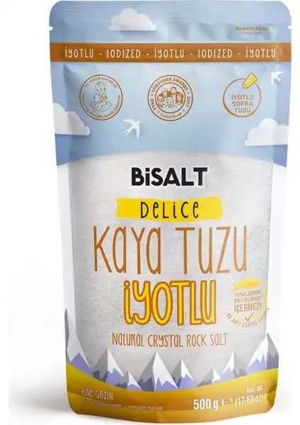 Bisalt BİSALT Delice Kaya Tuzu İyotlu: Doğal Mineraller ve Sağlık Faydaları Hakkında Bilgi